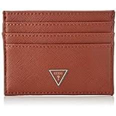 Guess Porte-cartes Guess Étui cartes de crédit Certosa Saffiano Slg SMCRTO LEA25 Marron