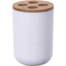 Harald Nyborg Tandborstmugg Vit/bambu