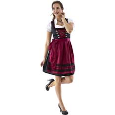 Dirndl Midi Vinrød