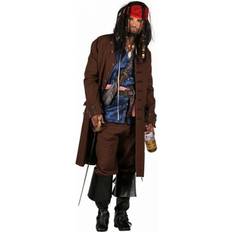 Thetru Deluxe professional jack sparrow pirate costume s-xxl