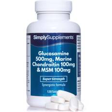 Simply Supplements Glucosamine Chondroitin MSM Comprehensive Formula Support an Active 120 pcs