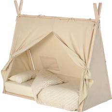 Beige Toldos LaForma Maralis, Baldakin til tipi seng, naturlige fibre H: