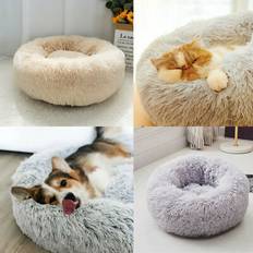 HomeZone cat pet bed calming soft plush