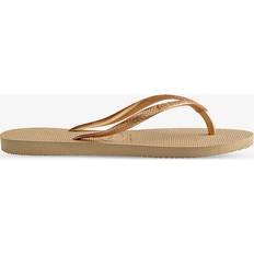 44 ⅓ Varvassandaalit Havaianas Slim Golden Sandalit Ja Tohvelit - Beige/Ruskea