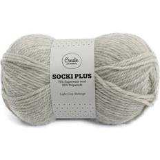 Garn & Håndarbeidsutstyr Adlibris Socki Plus Ensfarget Garn 100 g Adlibris