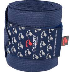 Bottines pour chevaux Catago Bandage élastique pour cheval Bleu