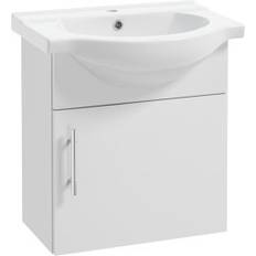 Ren Badrumsmöbler Ren Badrumsmöbel Basic 50 cm Vit