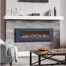 Fireplaces Living and Home 72inch Wall Mounted Electric Fireplace Grey One Size