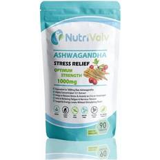 Vitamins & Supplements NutriVolv Ashwagandha 1000mg Supplements Stress Fatigue Anxiety Relief 90 pcs