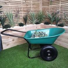 Samuel Alexander Heavy Duty 2 Wheel Garden Wheelbarrow