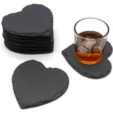 Van Gogh 4pcs Slate Heart Tea 11cm Coaster