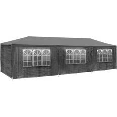 tectake Gazebo Elasa with removable sides 9x3m Party tent