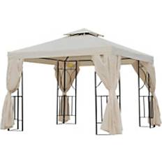 OutSunny Pavilions OutSunny 3 3 m Garden Metal Gazebo Marquee