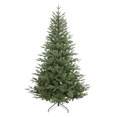 Dellonda Artificial 6ft 180cm Hinged Christmas Tree with 1000+ PE/PVC Tips Julgran