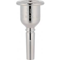 Grey Mouthpieces for Wind Instruments Denis Wick Tuba Heritage 3L Mouthpiece, Silver Plate