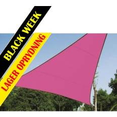 Roze Zeil Luifels Perel Schaduwdoek Driehoek 5 x 5 x 5 m 500cm