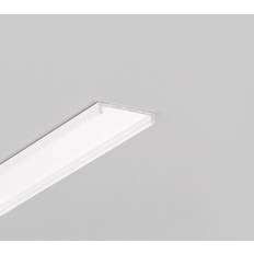 Topmet Aluminiumprofil FIX16 Vitlackerad 2m Ljuslist