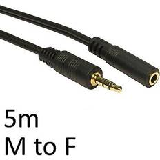 Target stereo jack to f jack 5m black