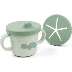 Done by Deer Croco Foodie Spout and Snack Cup 215ml