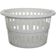 Whitefurze Large Deep Laundry Basket Basket Cream