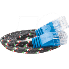 Slim Triotronik Cat6-1m-1 m-Cat6-U/UTP RJ-45-RJ-45-B 1m
