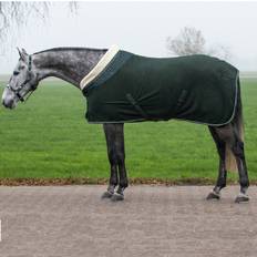 Green Horse Rugs QHP Fleece Blanket Brilliance - Vert