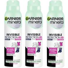 Garnier 3x mineral invisible black white anti transpirant floral scent