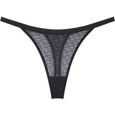 Damen - Polyamid Slips Triumph Damen Signature Sheer String Briefs, Schwarz