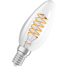 Osram E14 Leuchtmittel Osram Vintage 1906 LED-Kerze E14 4,8W 827 klar dim