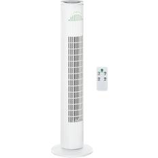 Homcom turmventilator 70° oszillierender 77cm standventilator