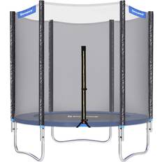 Trampolin Ø 183 cm Schwarz-Blau