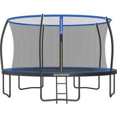 Trampolines Songmics Trampoline extérieur avec échelle, bleu