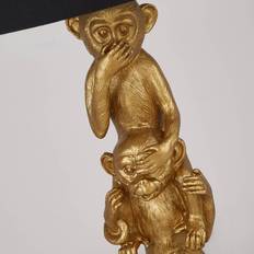 Searchlight Tischlampen Searchlight Textil-Tischleuchte Three Wise Monkeys Tischlampe