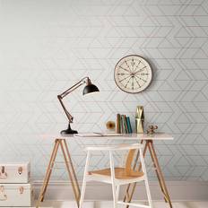 Wallpapers Graham & Brown Balance Wallpaper 106758 in White Rose Gold