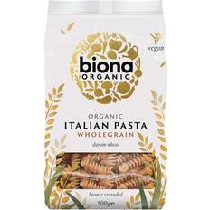 Pasta & Noodles on sale Biona Organic Whole Wheat Fusilli Pasta 500g