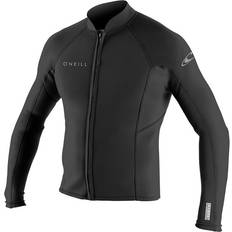 Flatlock Våtdräkter O'Neill 2023 Mens Reactor II 1.5mm Neoprene Front Zip Jacket Bl