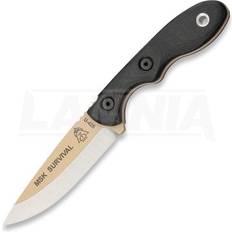 Tops Mini Scandi Survival Tan Hunting Knife