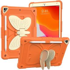 MAULUND iPad 10.2" 2021 2019 Barnskal Pencil Hållare Fjäril