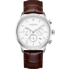 Lugano Lugano Gentleman L0114 Man 42 mm Analog Kvarts urverk Safirbelagt mineralglass