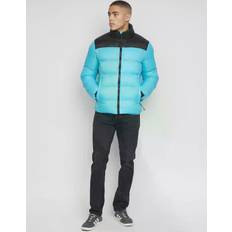 Men - Turquoise Jackets Duck and Cover Synflax Puffer Jacket Turquoise