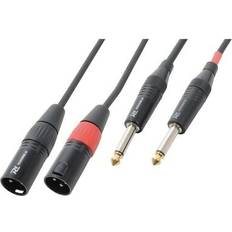 Kablar 2xXLR Male-2x6.3 Mono 1.5m [1