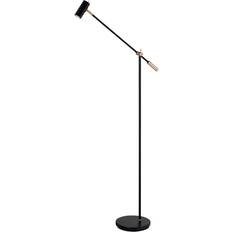Belid Floor Lamps & Ground Lighting Belid Cato 134 cm Matte Black/Brass Floor Lamp
