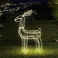 Eglo LED Luci di Natale Eglo Dekoleuchte rentier außen Weihnachtsleuchte