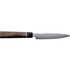 Køkkenknive Suncraft Senzo Black Universalmesser Damaststahl Griff Pakkaholz