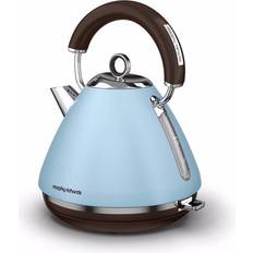 Morphy Richards Azure Blue Accents 1.5 Litre Pyramid Kettle