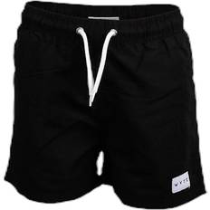 Ensfargede Badebukser Wyte Junior Luca Swim Shorts Black, Unisex, Tøj, Badetøj, Svømning, Sort, 134/140