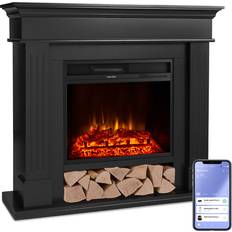 Las Pilas Electric Fireplace Fan Heater 900/1800W Weekly Timer Remote Control