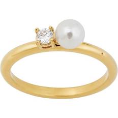 Edblad Luna Ring - Gold/White/ Transparent