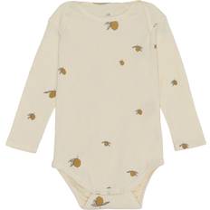 18-24M Bodyer Konges Sløjd Basic SS Body - Peonia Limone (KS3553)