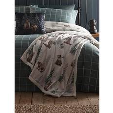 Turquoise Bedspreads Dreams & Drapes Bear Walks Plush Bedspread Turquoise